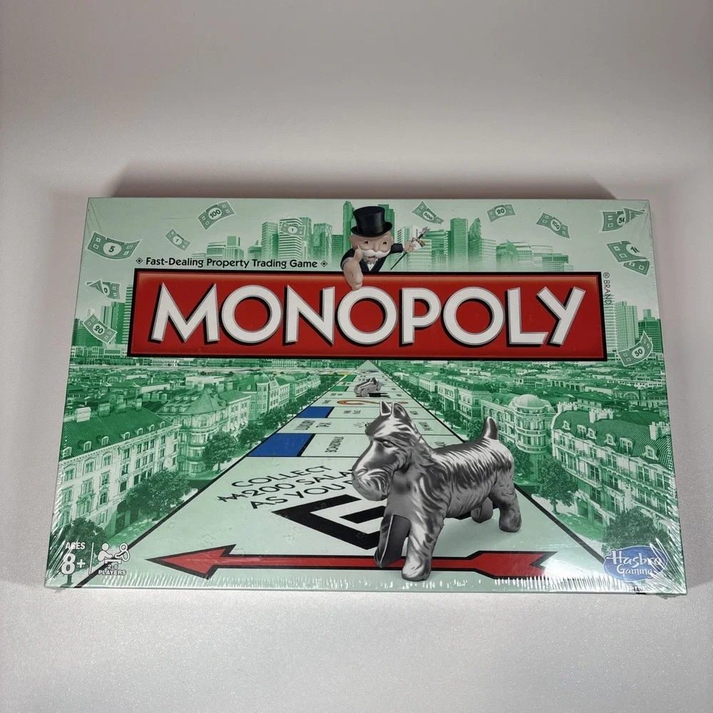 Monopoly: Classic Board Game with Cat token (Hasbro 2013)